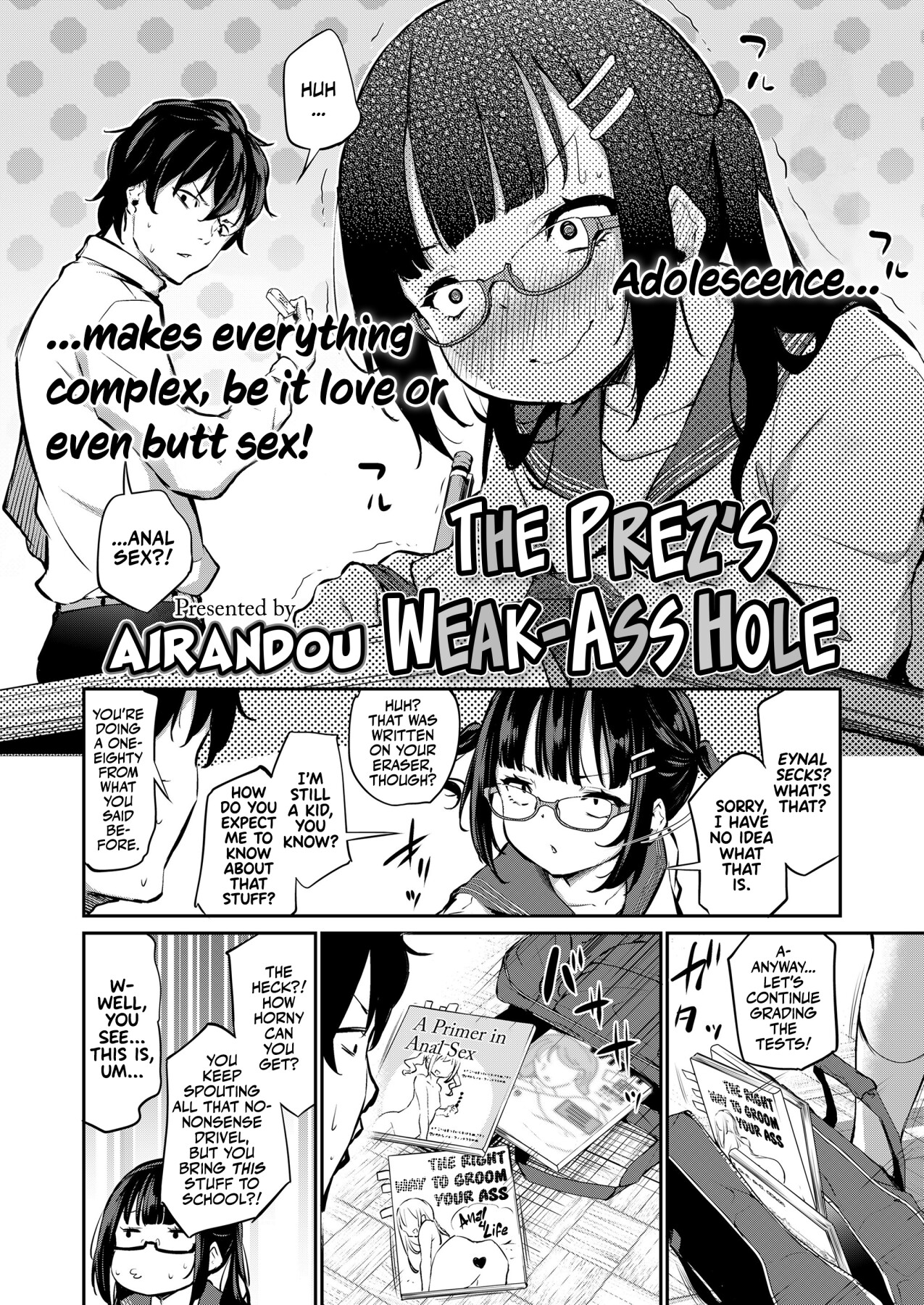 Hentai Manga Comic-The Prez's Weak-ass Hole!-Read-4